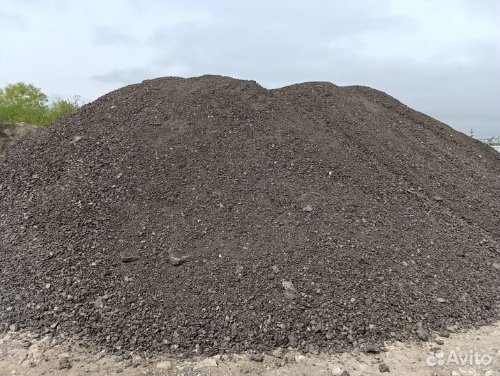 Вторичный щебень, гравий речной, пгс, бут