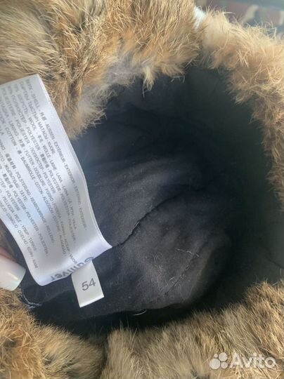 Шапка ушанка для мальчика из кролика