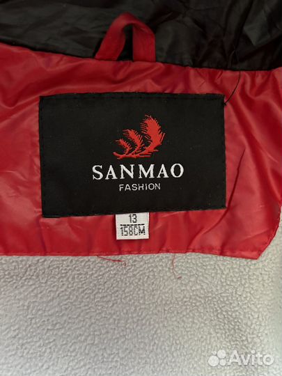 Пуховик на девочку,зимний (158)