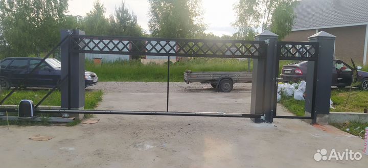 Откатные ворота 3D сетка