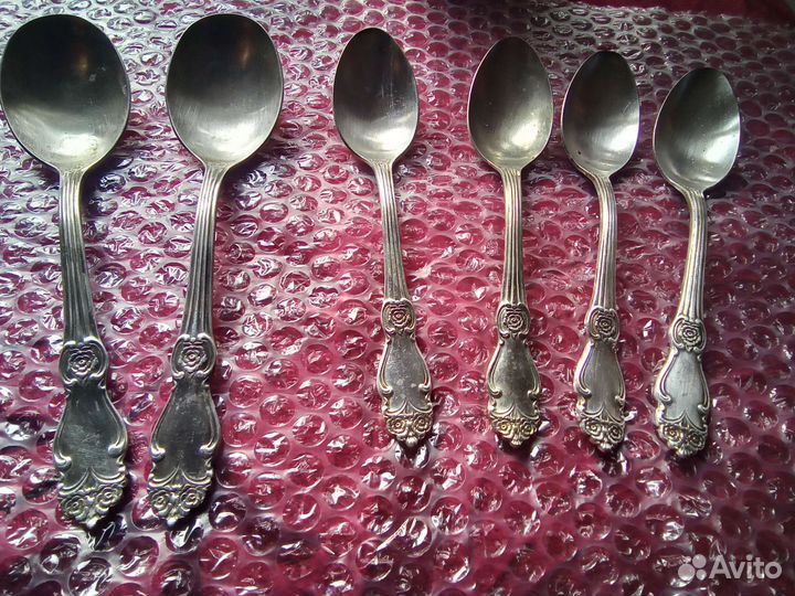 Набор столовых приборов мельхиор СССР