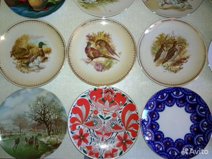 Тарелка декоративная фарфор, фаянс, керамика