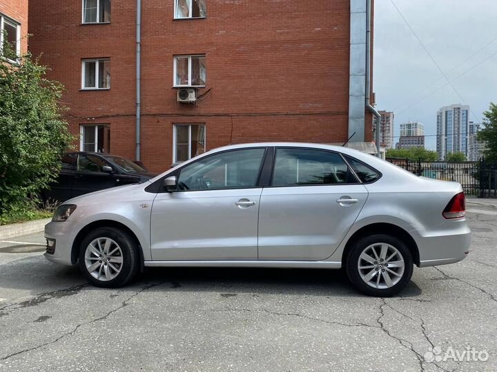 Volkswagen Polo 1.6 AT, 2016, 132 630 км