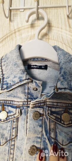 Джинсовая куртка на мальчика vulpes 92