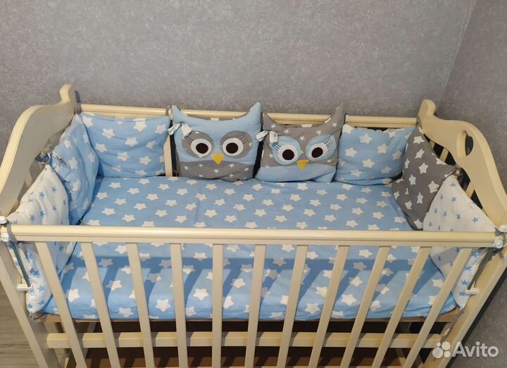 Бортики в кроватку