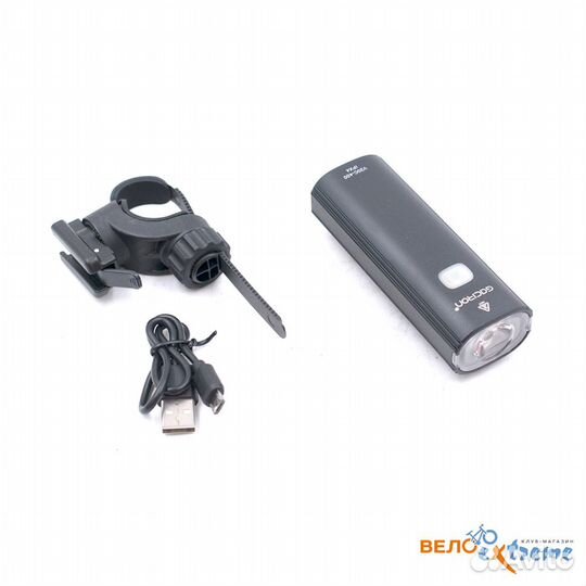 Фонарь передний gaciron V20C-400 400lm+встр.зад.фо