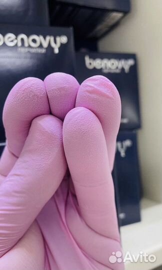 Перчатки нитриловые