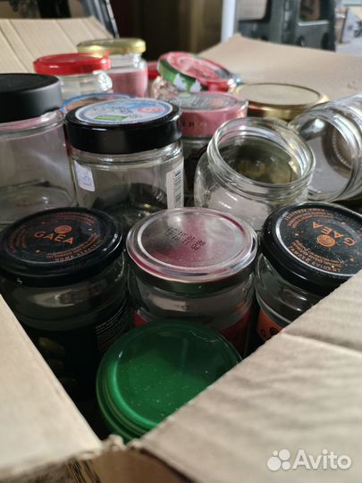 Баночки с крышками для мёда, варенья, специй и тд