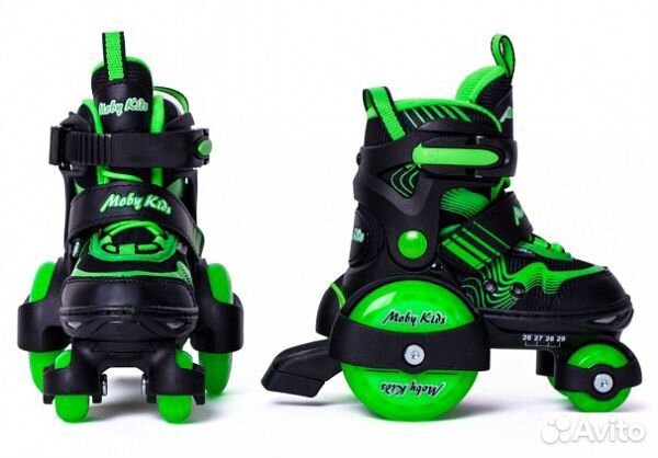 Детские ролики- квады Moby kids, размер 26-29