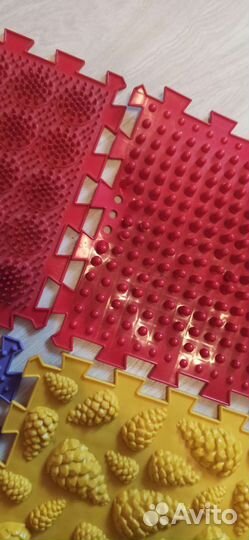 Ортопедические массажные коврики пазл 10 шт