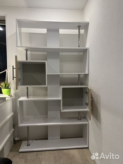 Стеллаж для гостинной, шкаф