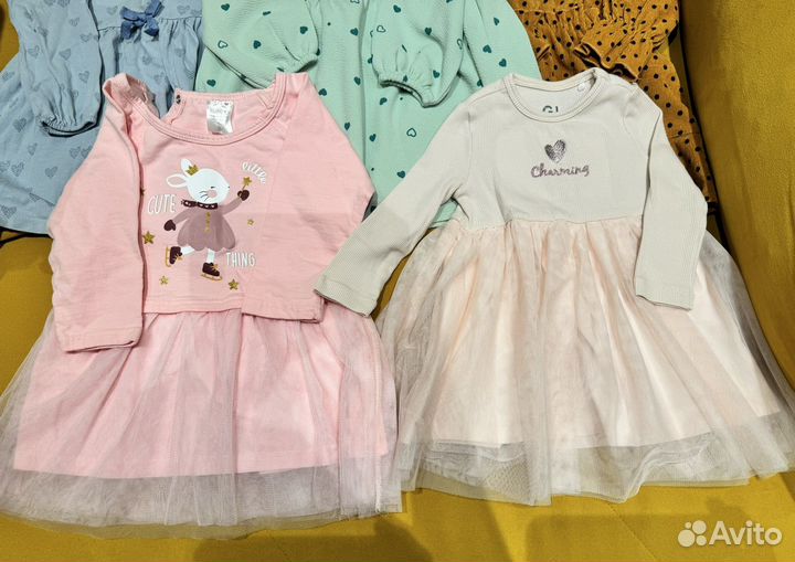 Платья для девочки пакетом 86