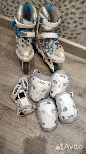 Роликовые коньки детские раздвижные