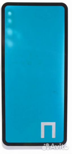 Задняя крышка для Huawei Nova 5T Синяя (со стеклом