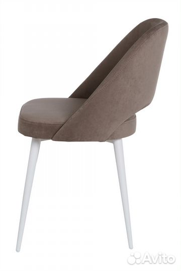 Стул эрика белый/тк. Десерт 05 латте