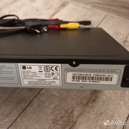 DVD/CD плеер LG бу