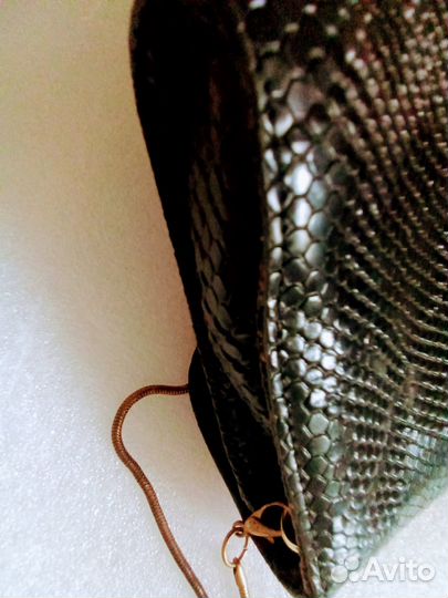 Сумка натуральная крокодил Роберто Кавалли