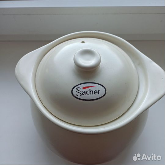 Кастрюля керамическая термостойкая sacher, 1,8 л