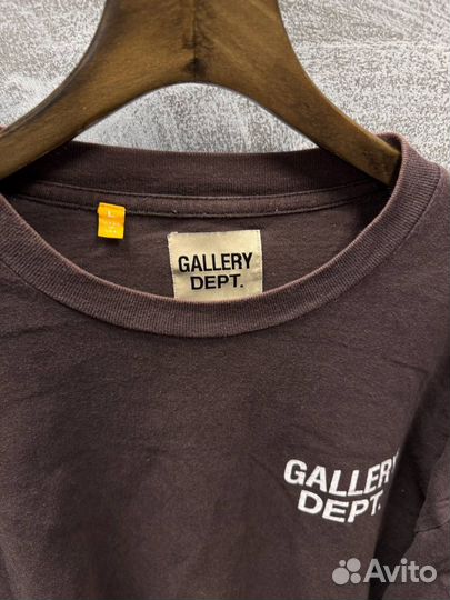 Лонгслив Gallery Dept Washed Grey Classic Оригинал