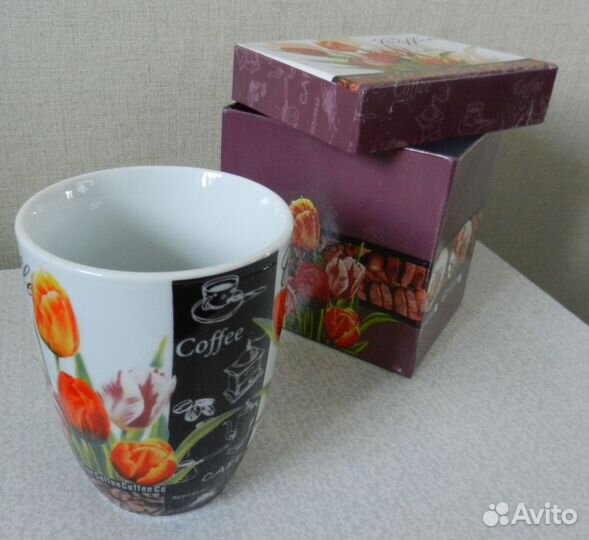 Кружка весенняя в коробке 320 мл для кофе Китай