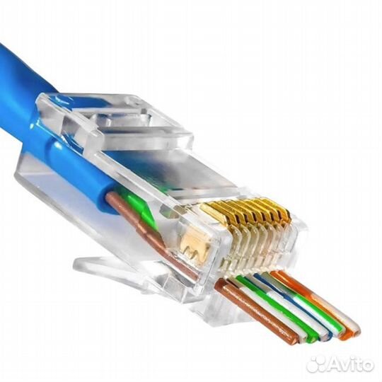 Сквозной коннектор, джек RJ45