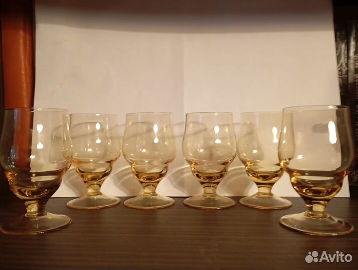 Рюмки цветное стекло СССР