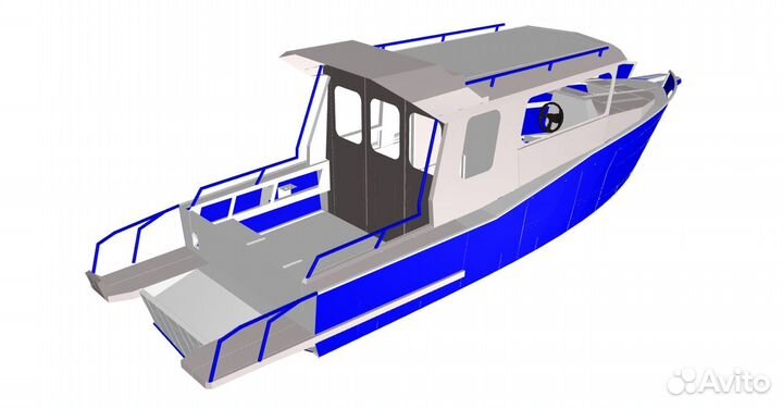 Катер krasboat 760 long restyling