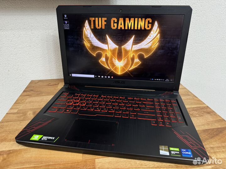 Asus TUF 12 ядер i7-8750H 12Gb GTX 1060 SSD+750Gb