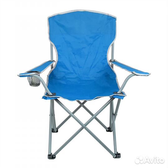 Кресло шезлонг складное с подстаканником, чехол, м