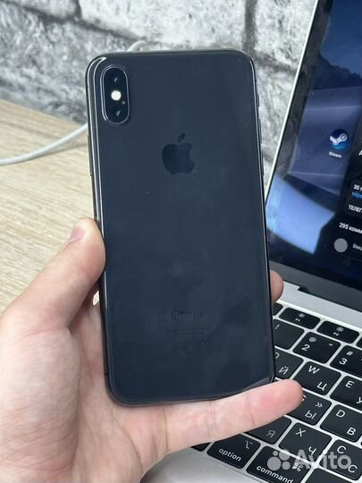 iPhone X 256 черный идеал