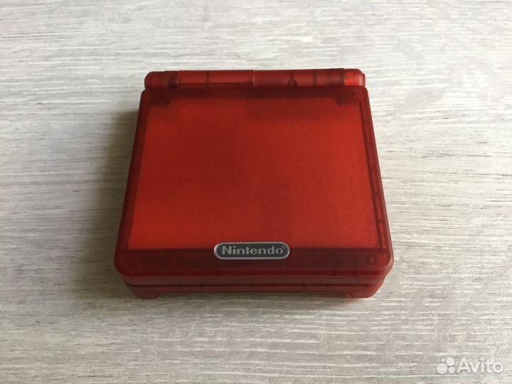 IPS Gameboy Abvance SP type-C red