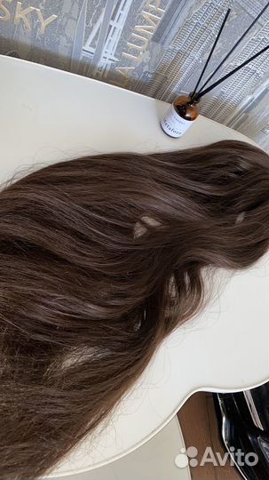 Хвост волосы на резинке