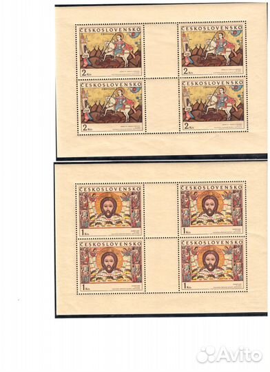 Почтовые марки Чехословакии 1970/1985