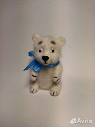 Мишка валяный