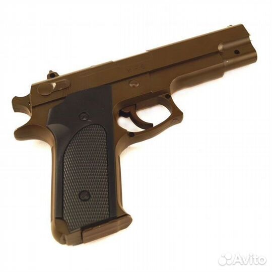 Пистолет с пульками (металл) в коробке K6D-1