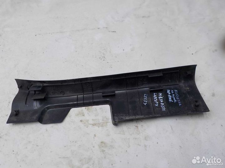 Накладка на порог внутренняя mitsubishi lancer 10