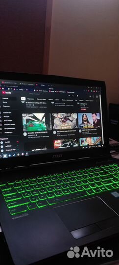 Игровой ноутбук MSI Apache, RTX 1060 Intel Core i5