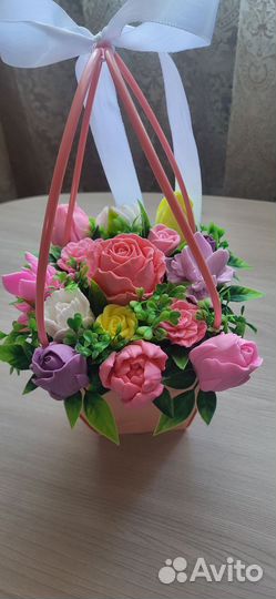 Цветы из мыла