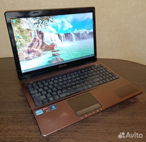 Игровой ноутбук asus i5/6GB/SSD128GB/HD7600/500GB