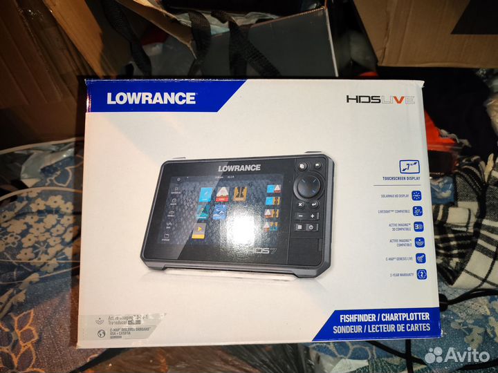 Эхолот картплоттер lowrance hds 7 live