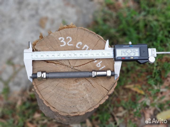 Задняя ось для велосипеда промы 10х145мм