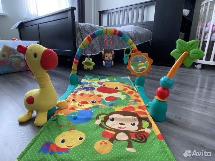 Развивающий коврик bright starts