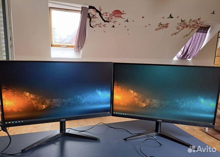 AOC 24B1H - 24” FHD, MVA, 5ms безрамочный Монитор