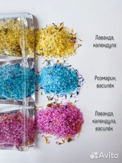 Подарочный набор соль для ванн