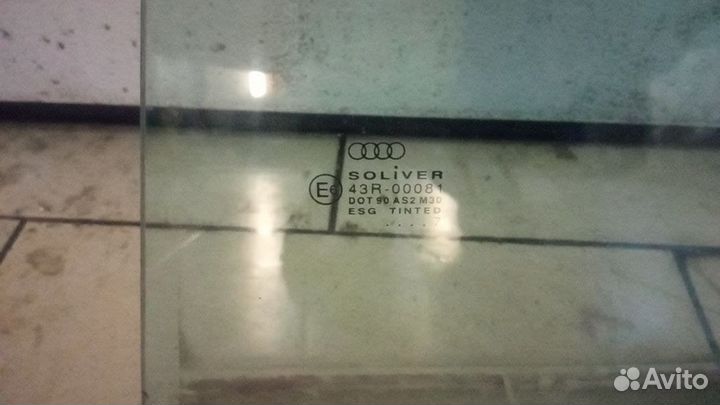 Стекло боковое audi a6 c5 седан
