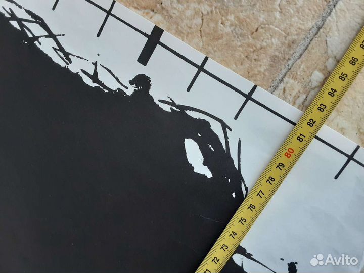 Бумажный плакат Цой кино