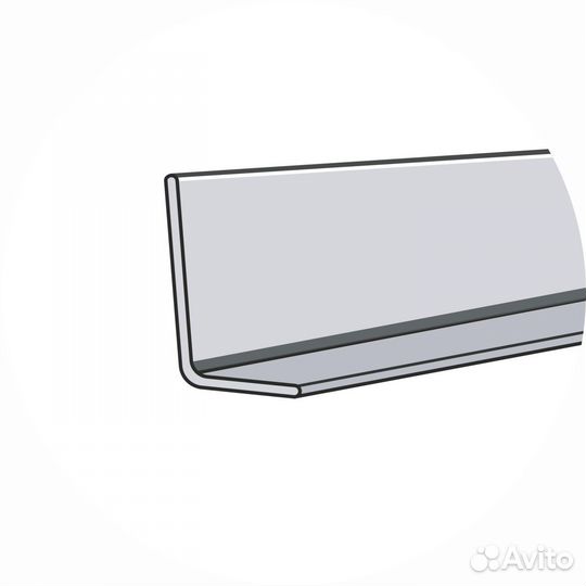 Уголок гнутый 180х180 5.0 мм (6 метров)