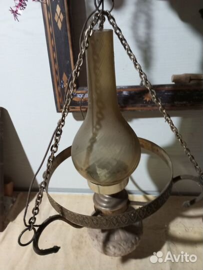 Люстра СССР Керосиновая лампа