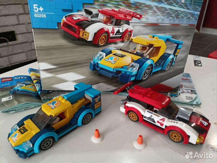 Lego city оригинал гоночные автомобили, 60256