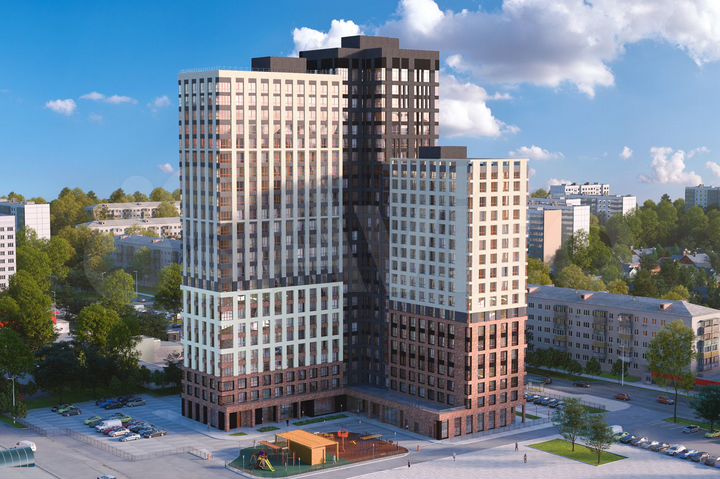 2-к. квартира, 70,9 м², 8/25 эт.